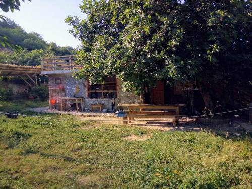 The house in the village The house in the village