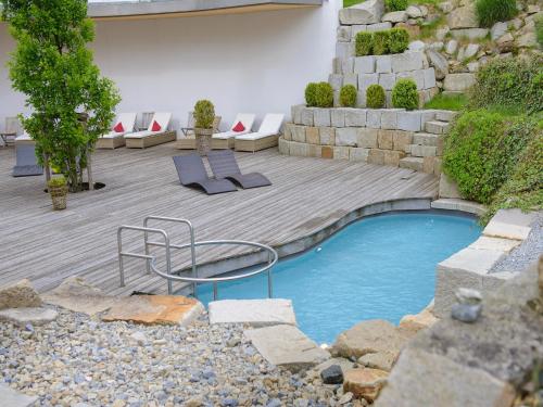 Open air bath, Biohotel Mohren in Deggenhausertal