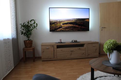 Iekārtas, Ferienwohnung Forellenhof in Oberschwarzach