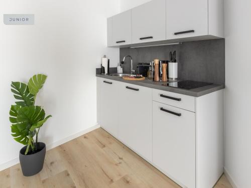Konyha, Limehome Osnabrück Johannisstraße (Limehome Osnabruck Johannisstraße) in Innenstadt