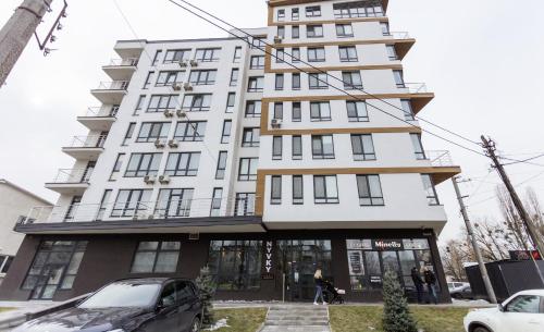 Bejárat, Nyvky Like Home - Studio - apt 40 apt 46 in Podilskyj