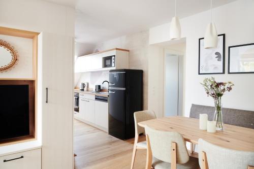 Konyha, HOMEBOUND APARTMENTS Salzburg City I - contactless check-in in Liefering