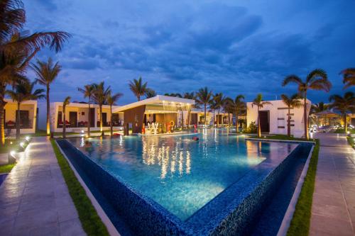 Piscina, Hotel El Faro in Monterrico