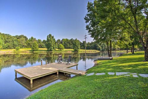 . Winnsboro Retreat on 6 Acres with Fishing Pond!