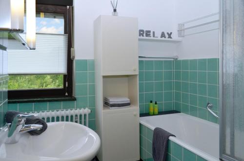 ห้องน้ำ, 3 Sterne Ferienwohnungen Wachter in บิชอฟสกรึน