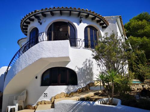 A szálláshely kívülről, La Madrugada - Luxury Moraira Villa With Sea Views and Private Heated Pool in Alcasar