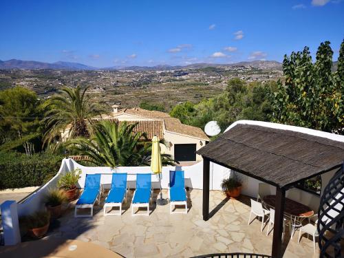 Kilátás, La Madrugada - Luxury Moraira Villa With Sea Views and Private Heated Pool in Alcasar