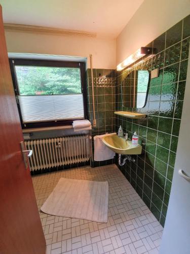 浴室, Schöne Ferienwohnung in Lautenthal im Harz (Schone Ferienwohnung in Lautenthal im Harz) in 蘭格爾斯海姆