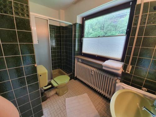 淋浴間, Schöne Ferienwohnung in Lautenthal im Harz (Schone Ferienwohnung in Lautenthal im Harz) in 蘭格爾斯海姆