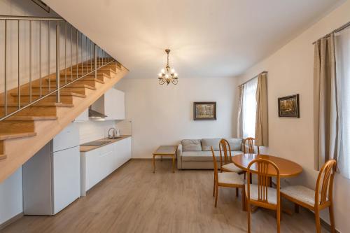 Konyha, Villa Musik - apartments in historical Villa , Baden in Baden