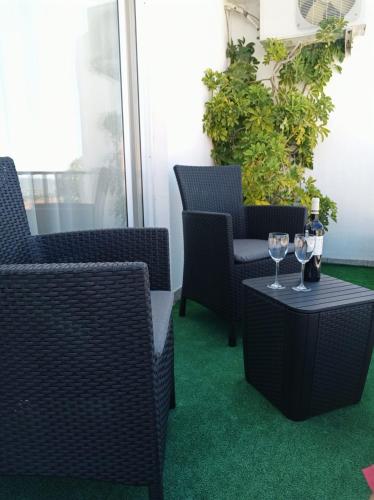 Balcony/terrace, Varanda do jardim in Belmonte