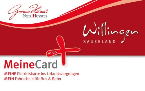 Fewo Sauerlandgluck mit MeineCardPlus
