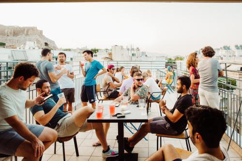 Erkély/terasz, Athens Backpackers near Odeon Herodes Atticus