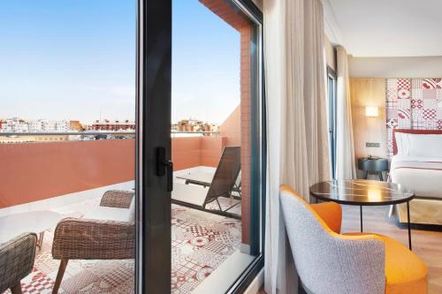 Balcony/terrace, Eurostars Guadalquivir in Seville