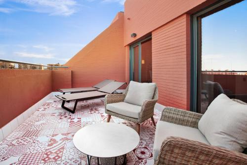 Balcony/terrace, Eurostars Guadalquivir in Seville