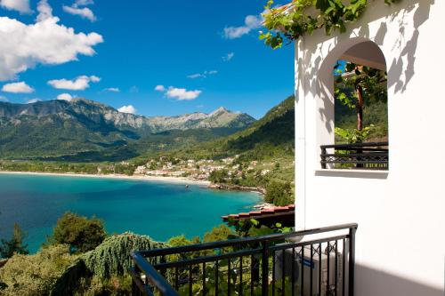 Island View Villa chambre d'hôte Órmos Agíou Ioánni