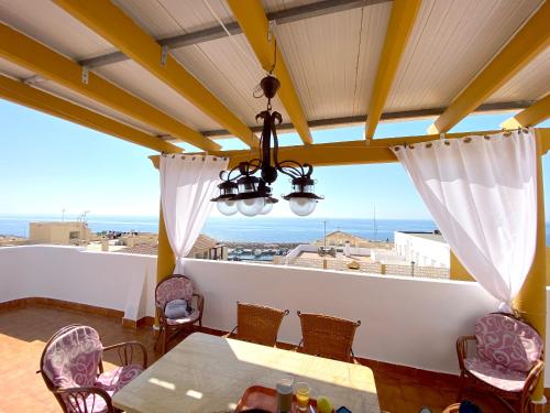 3 bedrooms apartement at Villaricos 200 m away from the beach with sea view furnished terrace and wifi