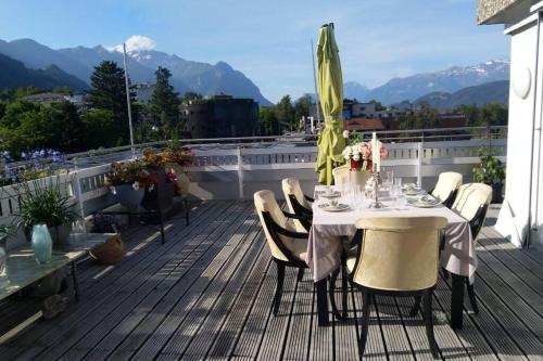 balkon/terras, Penthouse in Schaan in Schaan