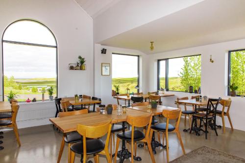 Étterem, Magma Hotel in Kirkjubaejarklaustur