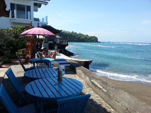 Beach, Puri Oka Beach Bungalows in Candidasa