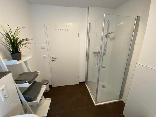 Bathroom, Ferienwohnung Bachmann in Leidersbach