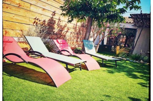 Villa 5mn des plages avec piscine privee chauffee