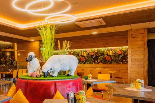 餐廳, Familienhotel "Rhön Feeling" (Familienhotel "Rhon Feeling") in 伯恩斯豪森