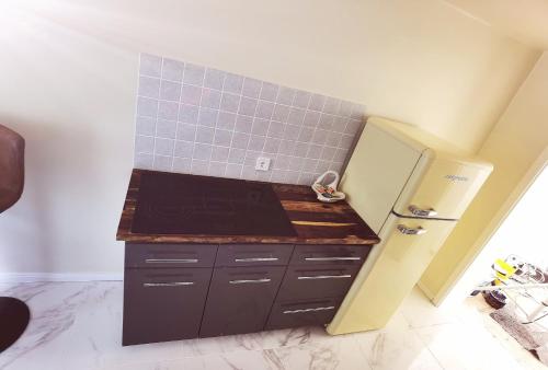 ห้องครัว, Apart Oderblick Ferienhaus in โชริน