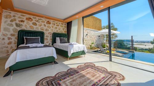 Zen - 2 Bedroom with jacuzzi in Kalkan Çayköy