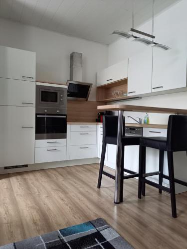 Kitchen, Ferienwohnung Christa in Liebenau