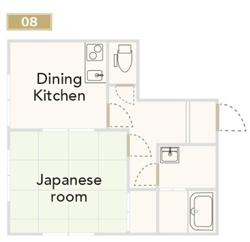 KYOSTAY Iroha Toji Main - 평면도
