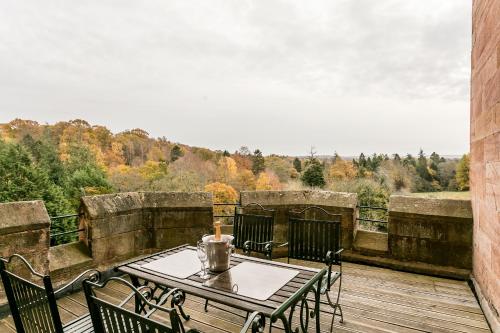 Balcony/terrace, Dalhousie Castle  Hotel and Aqueous Spa in Bonnyrigg