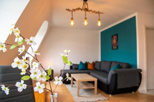 Blue Chili 99 - Großzügiges Loft WLAN Boxspringbett bis 4 Pers, Lipsko (fotografie 2)