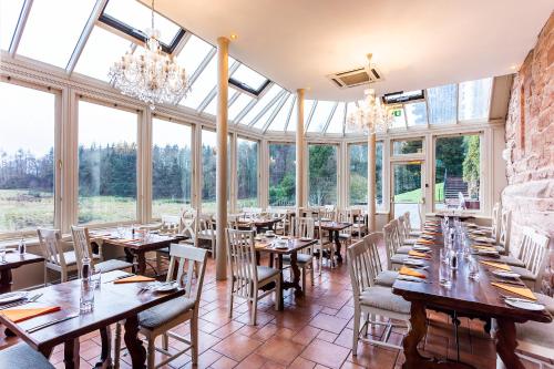 Restaurant, Dalhousie Castle  Hotel and Aqueous Spa in Bonnyrigg