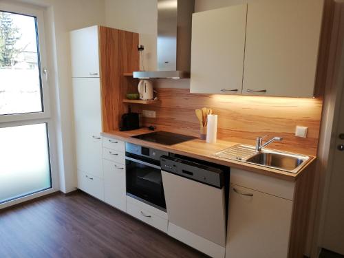 Køkken, Ferienbungalows Vital in Lanzenkirchen