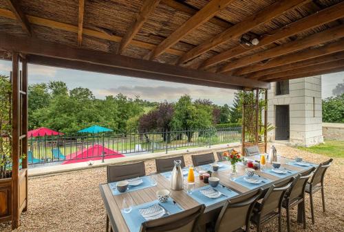 Balkons/terase, Manoir des Bertinieres in Cravant Les Coteaux