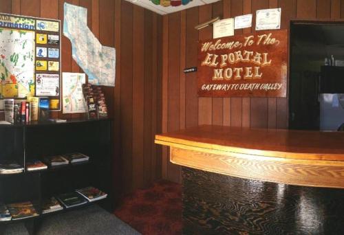 大堂, 艾爾波特汽車旅館 (El Portal Motel) in 比提(內華達州)