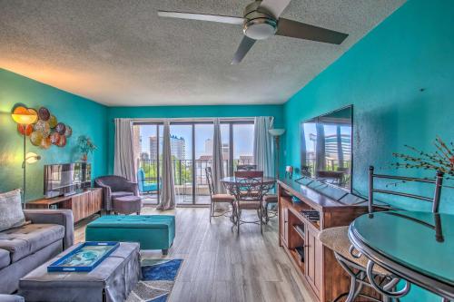 Colorful Condo with Balcony - 1 Block to Beach! - main image
