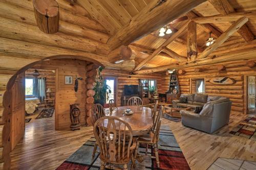 Exquisite Log Home with Lander Valley Views! - main image