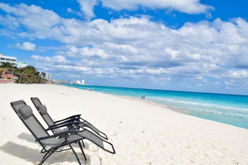 Departamento sobre la playa Cancun