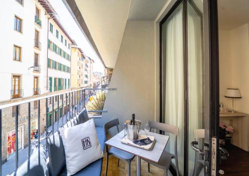 Erkély/terasz, Hotel della Signoria near Uffizi Képtár
