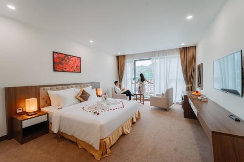 Guestroom, YEN BIEN LUXURY HOTEL in Ha Giang