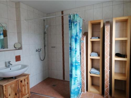 Bathroom, Komfort Wohn- und Ferienhaus JAKOBI in Reichertshofen
