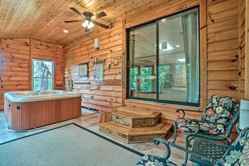Mountain Retreat with Decks, Hot Tub, and Games! in Brevard