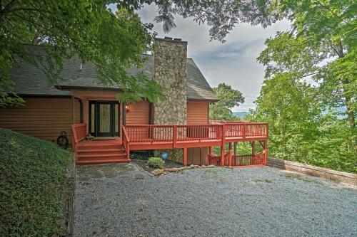 Mountain Retreat with Decks, Hot Tub, and Games! in Brevard
