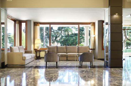 gedeelde lounge/tv-ruimte, Hotel Terme Delle Nazioni in Montegrotto Terme