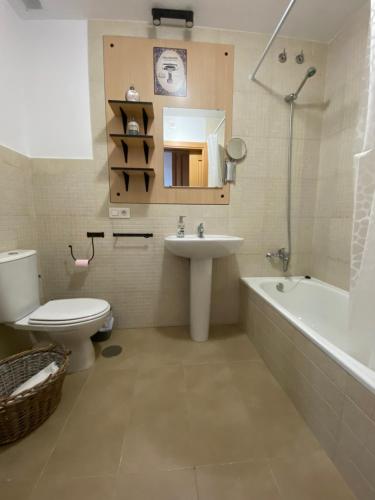 Badkamer, Mirador Deluxe in Segura De Leon