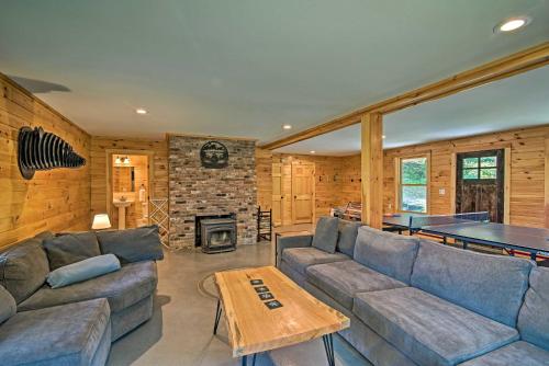 2-Acre Lakefront Greenville Home with Cottage and Dock - image 7