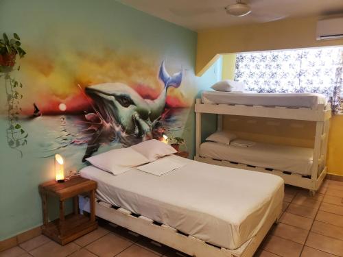 Tres Mundos Hostel in Playa del Carmen, Mexico