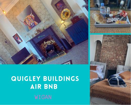 Quigley Buildings - Stylish Entire 2 bed House sleeps 5 Wigan - Private Garden - Free parking - Wifi Blackpool